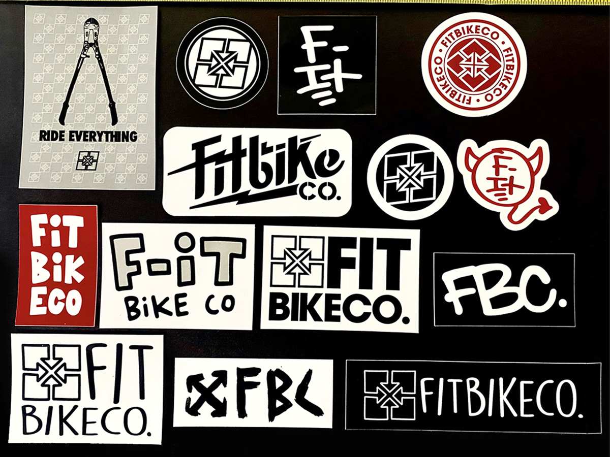 Fit Bike Co. Promo Sticker Pack – additional product view