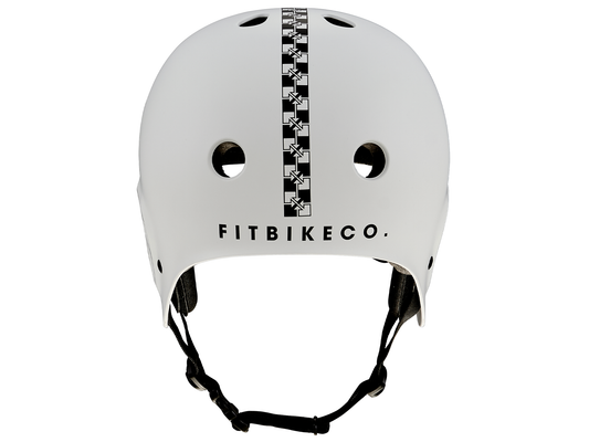 Fit Bike Co. Checkered Full Cut Helmet – Large 58-60 cm