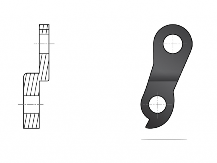 Radio Universal Derailleur Hanger – additional product view