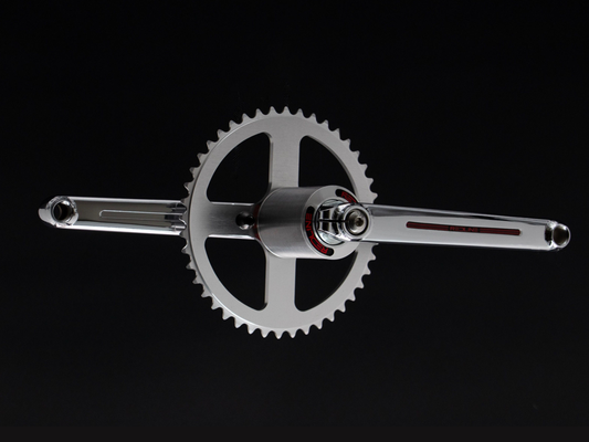 Redline Vintage Flight 401 Crank Set – Chrome / 180 mm Sp:19 mm