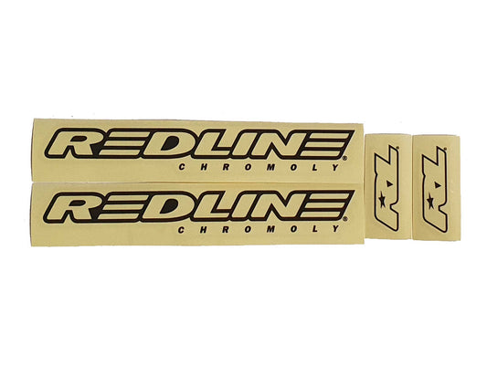 Redline Retro Frame Decal Set – Red