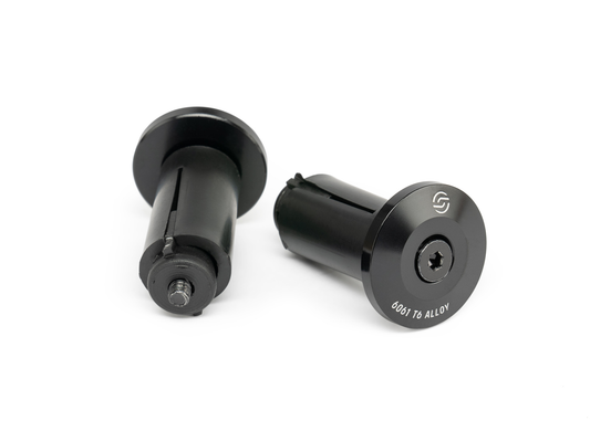 Salt Simple Handlebar Plugs – Blue