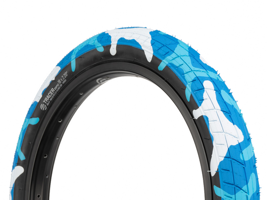 Salt Tracer 18" BMX Tyre - Blue Camo