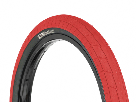 Salt Tracer 20" BMX Tyre - Red/Black Wall