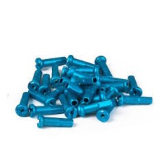 Anodized Alloy BMX Nipples | Buy now at Blue Groove BMX Shop
