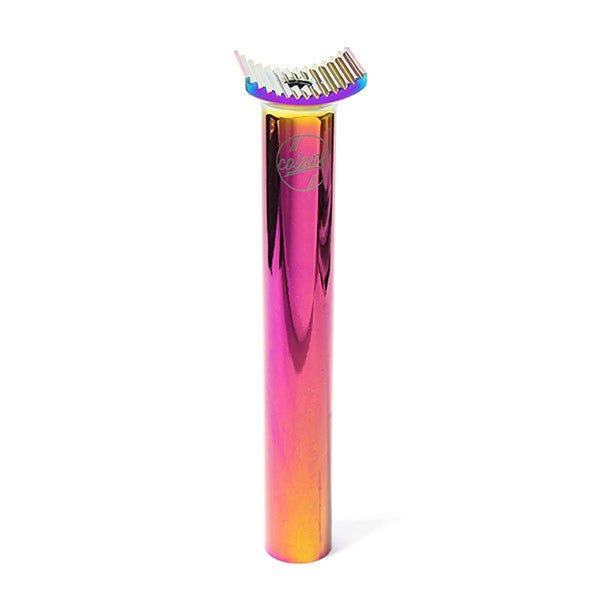Colony Pivotal Seat Post - Rainbow | Buy now at Blue Groove BMX Shop