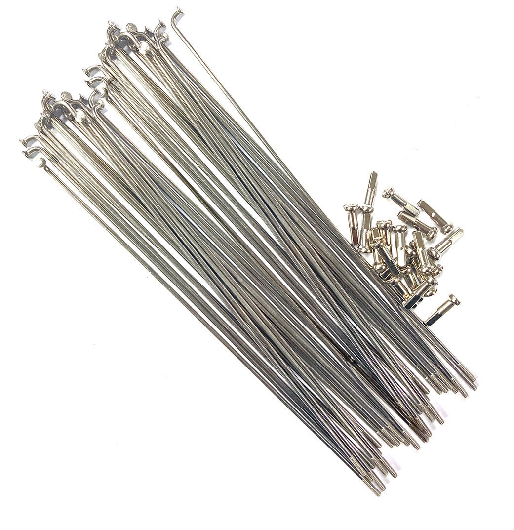 Hi-Tech BMX Spokes - 40 Pack | Buy now at Blue Groove BMX Shop