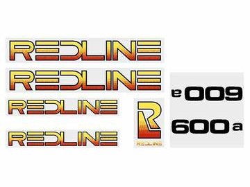 Redline 600A Retro Sticker Set