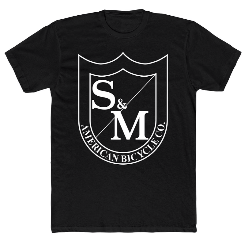 S&M Big Shield T-Shirt | Buy now at Blue Groove BMX Shop
