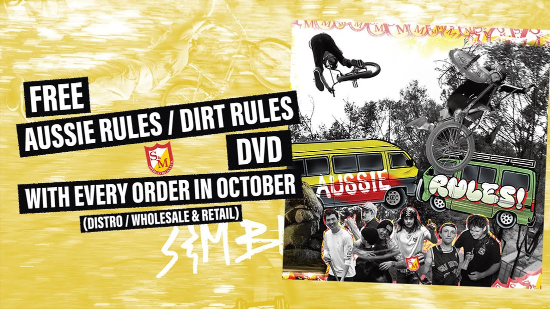 Aryei Levenson riding BMX in S&M Aussie Rules