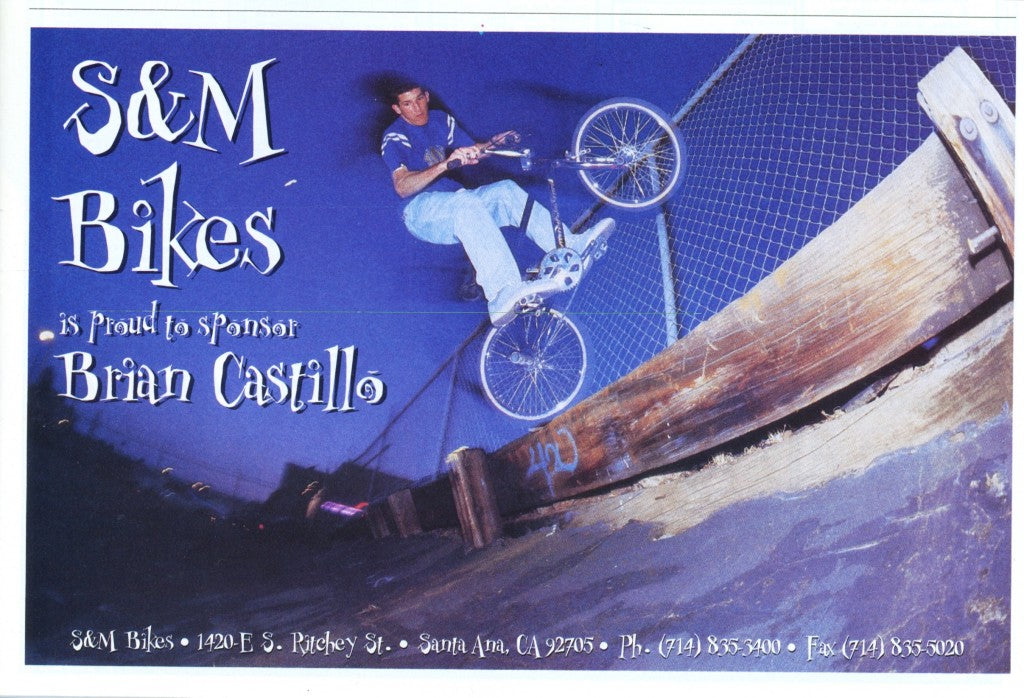 Brian Castillo riding BMX for S&M