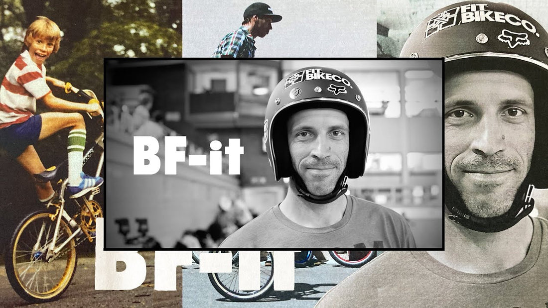 Brian Foster riding BMX in BF-it