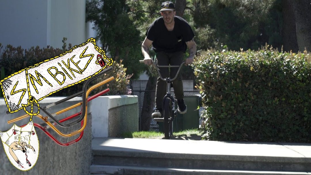 Chris Childs riding BMX on S&M No Exit bars