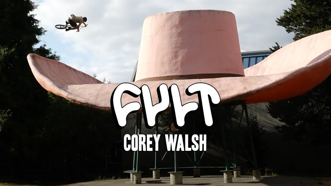 Corey Walsh riding BMX for Cult