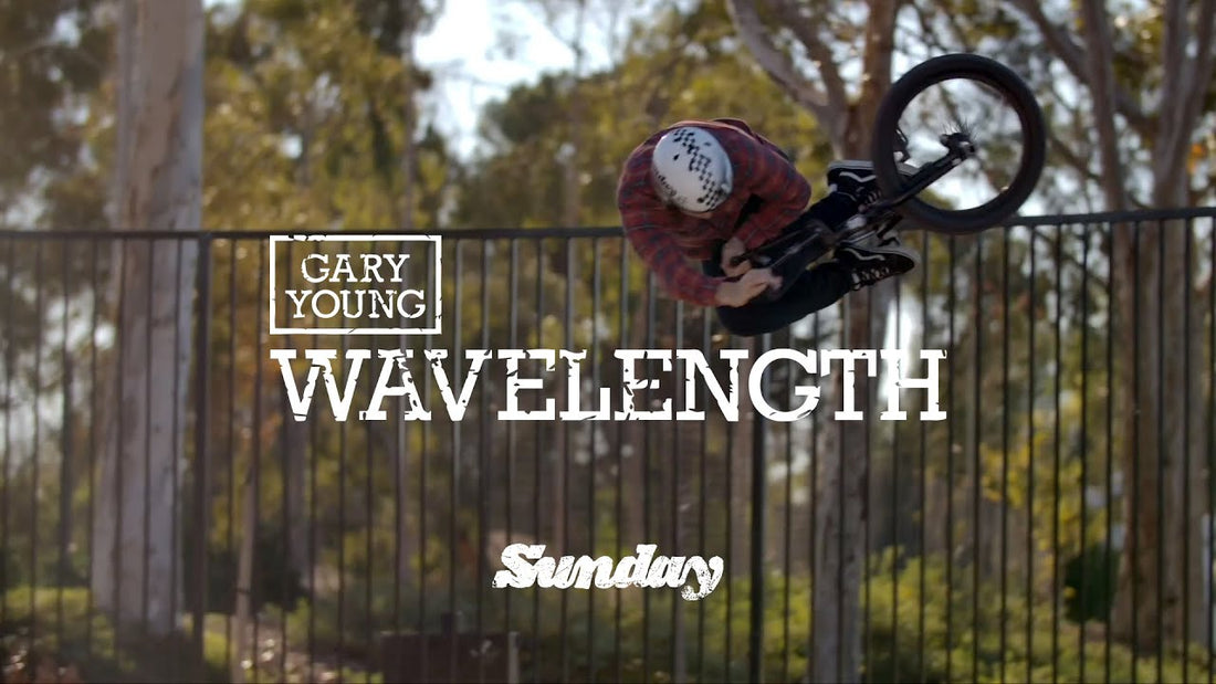 Gary Young riding his Sunday Wavelength