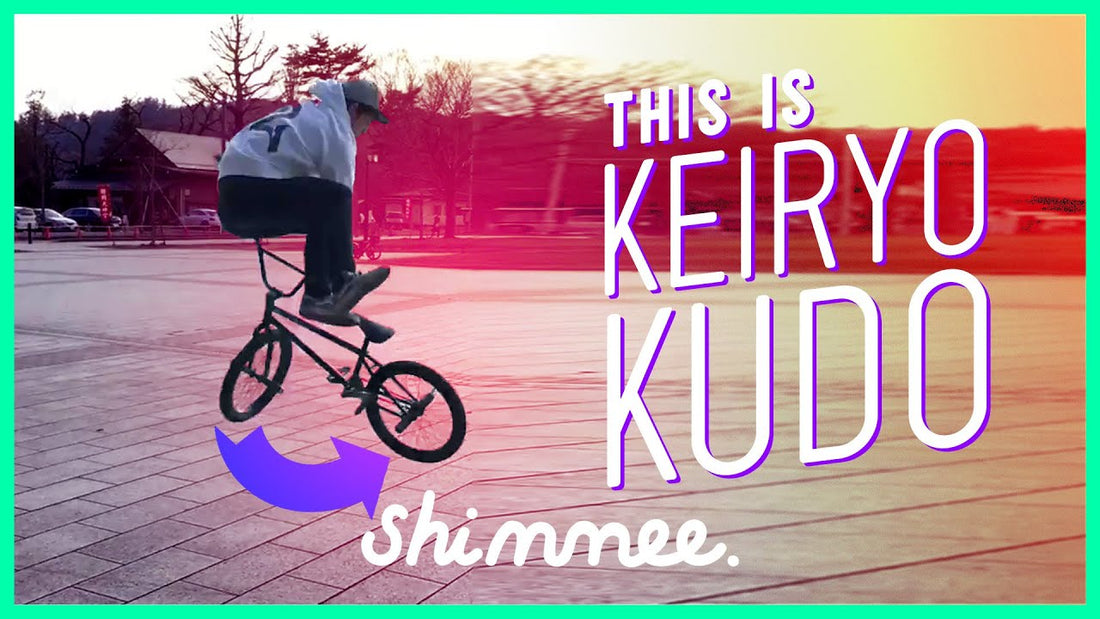 Keiryo Kudo riding flatland BMX
