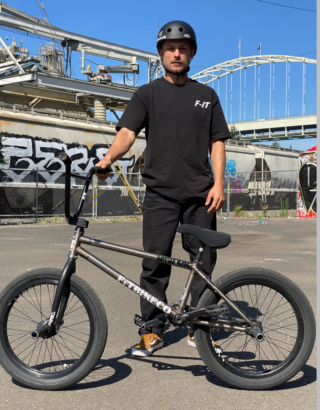 Max Miller with his Fit Bike Co BMX