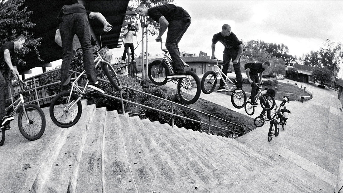 Mike Hoder riding his S&M BMX