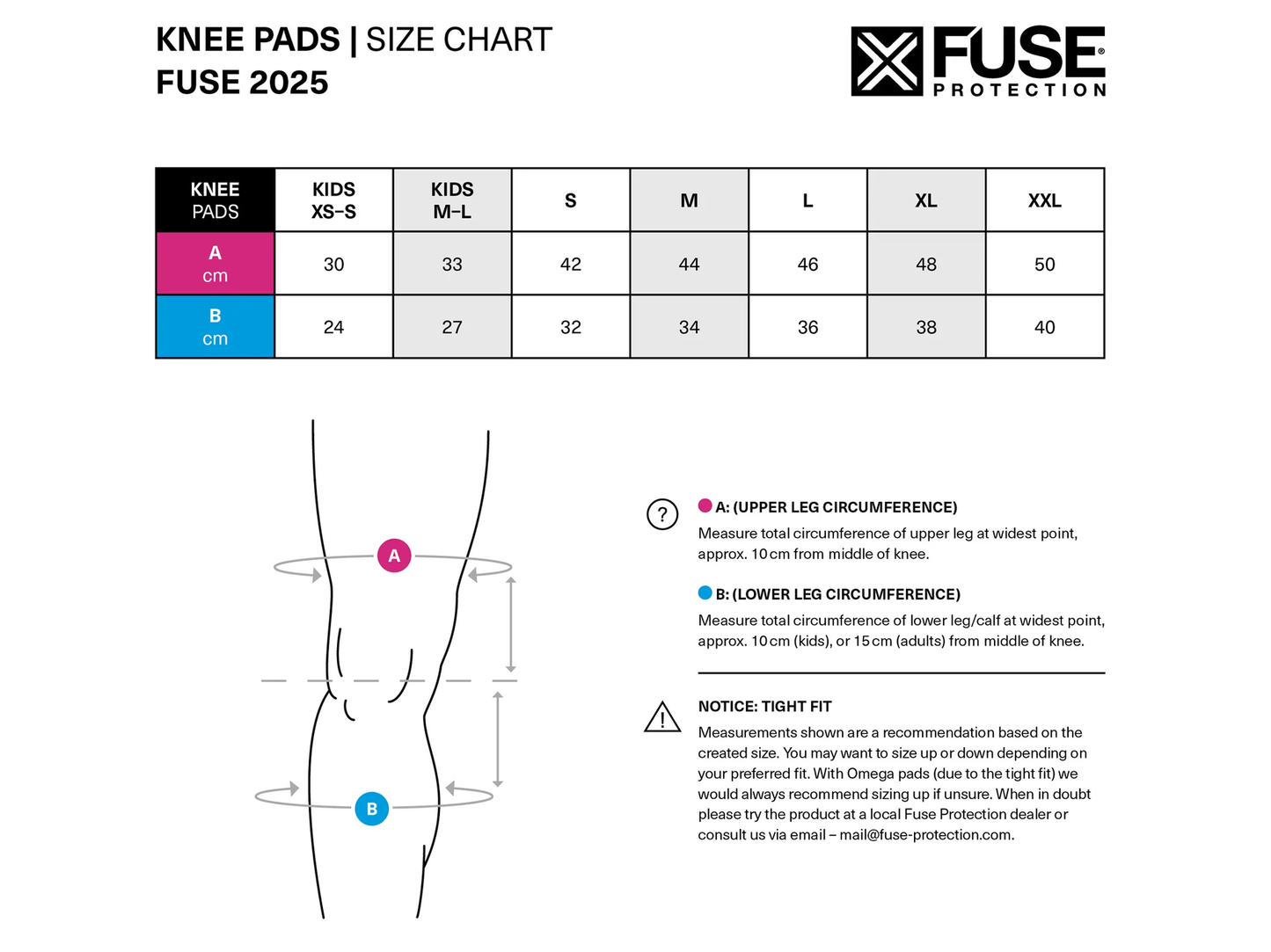 FUSE Alpha Classic Knee Pads ( new design)