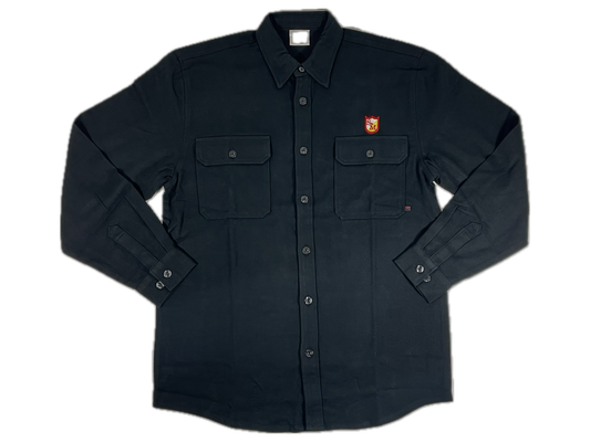 S & M Shield Button Up Flannel Shirt