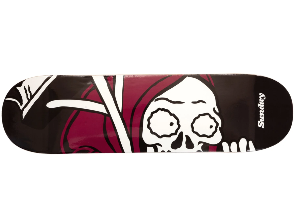 SUNDAY = SALE = Creepy Sweeper Skateboard Deck