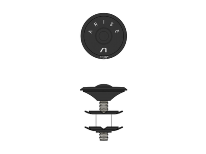 ARISE Crystal Fork Star Nut Cap & Bolt
