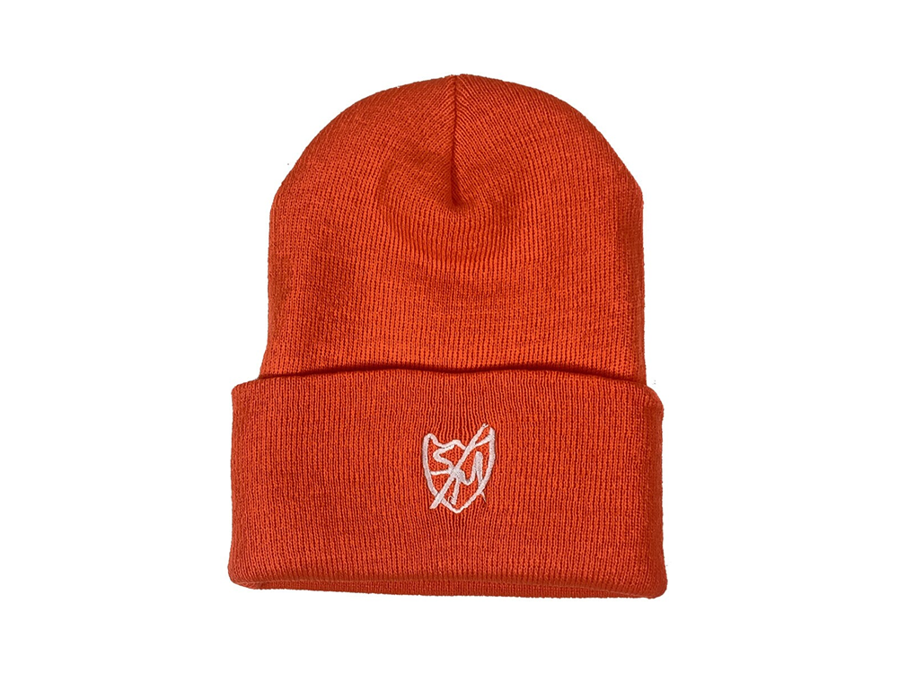 S & M Sharpie Shield Cuffed Beanie