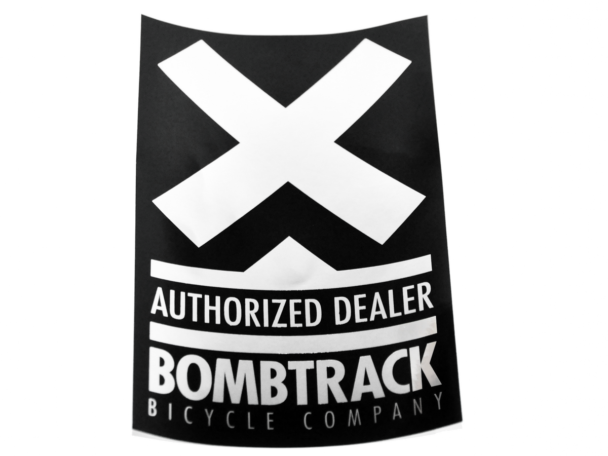 BOMBTRACK Authorised Dealer Sticker