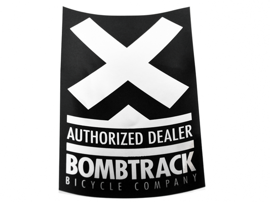 BOMBTRACK Authorised Dealer Sticker