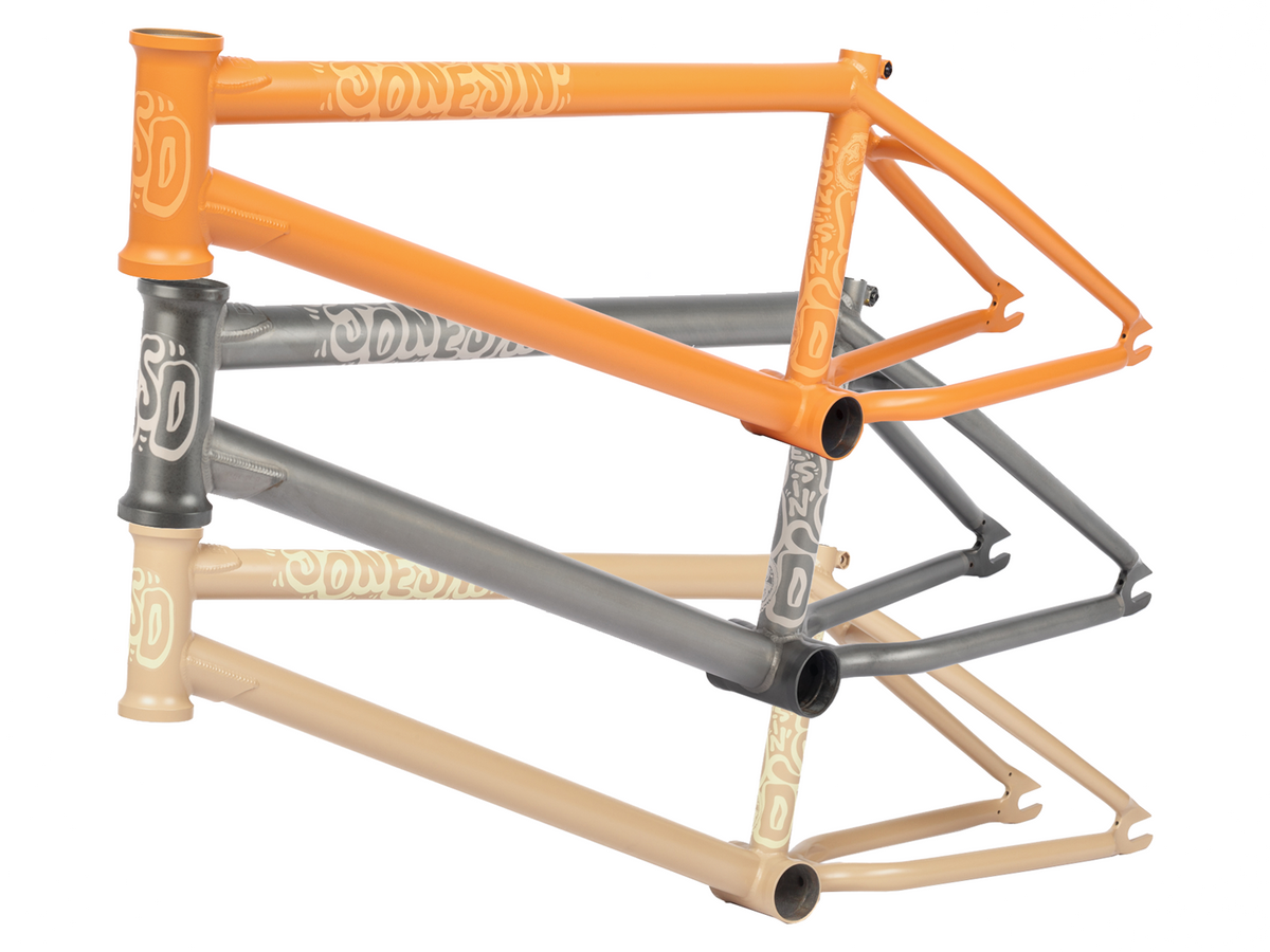 BSD Jonesin (Sam Jones) Frame – Flat Raw / Wh: 20" - Tt: 20.8"