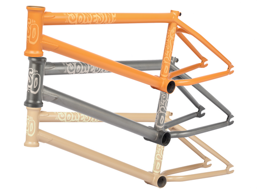 BSD Jonesin (Sam Jones) Frame – Flat Raw / Wh: 20" - Tt: 20.8"