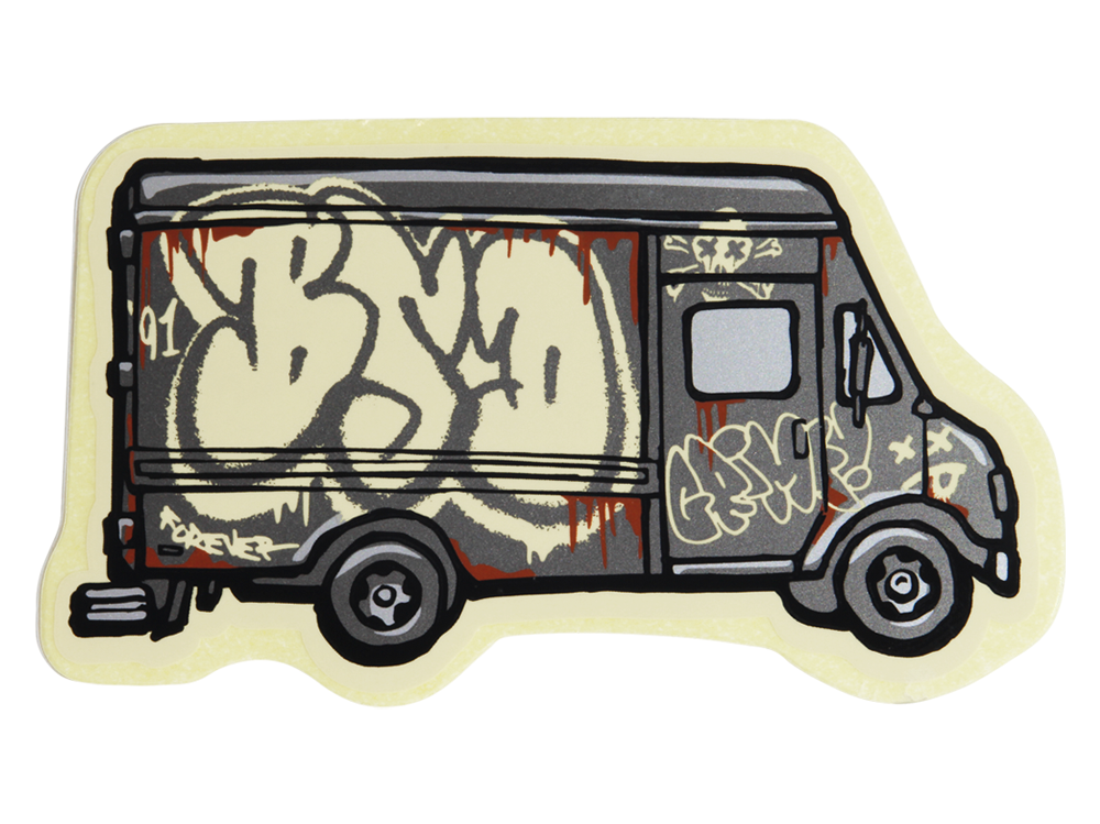 BSD Sticker – Grey / 75 mm X 35 mm
