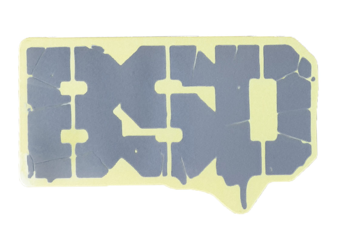 BSD Sticker – Grey / 65 mm X 45 mm