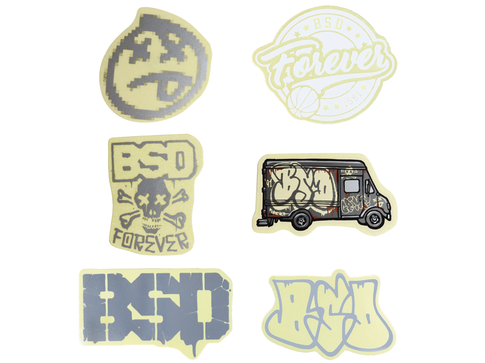 BSD Sticker – Grey / 60 mm X 60 mm