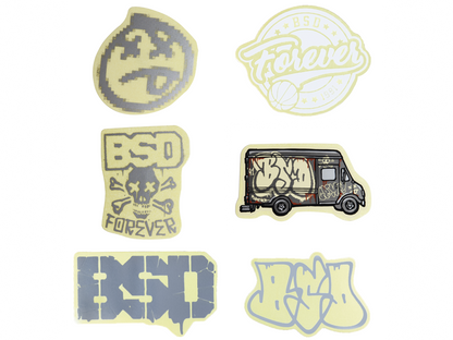 BSD Sticker – Grey / 60 mm X 60 mm