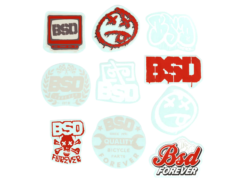 BSD BMX Sticker Kit - 10 Pack