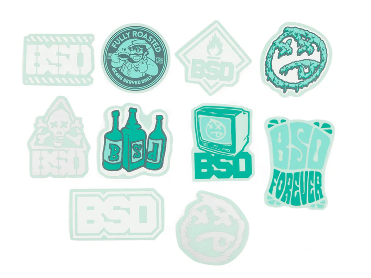 BSD BMX Sticker Kit - 2025 10 Pack