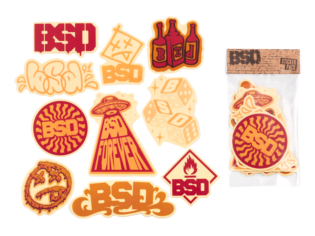 BSD BMX Sticker Kit - 2026 10 Pack