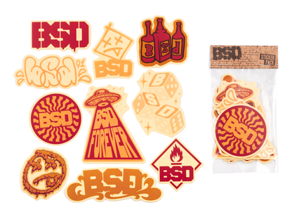 BSD BMX Sticker Kit - 2026 10 Pack
