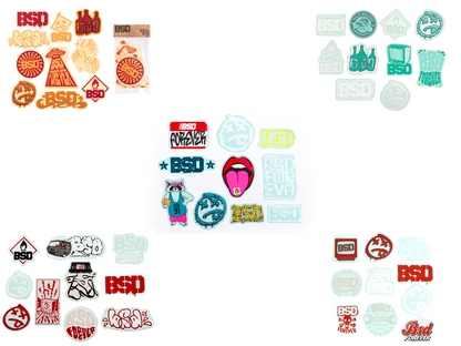 BSD BMX Sticker Kit - 10 Pack