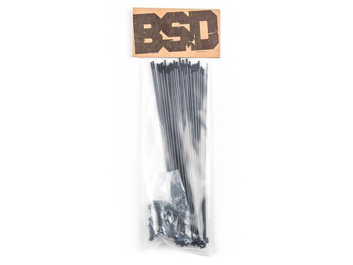BSD Butted Spokes & Nipples – 186 mm 14 g