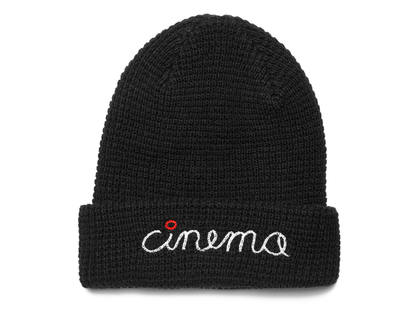 Cinema Stitch Script Waffle Beanie – additional product view
