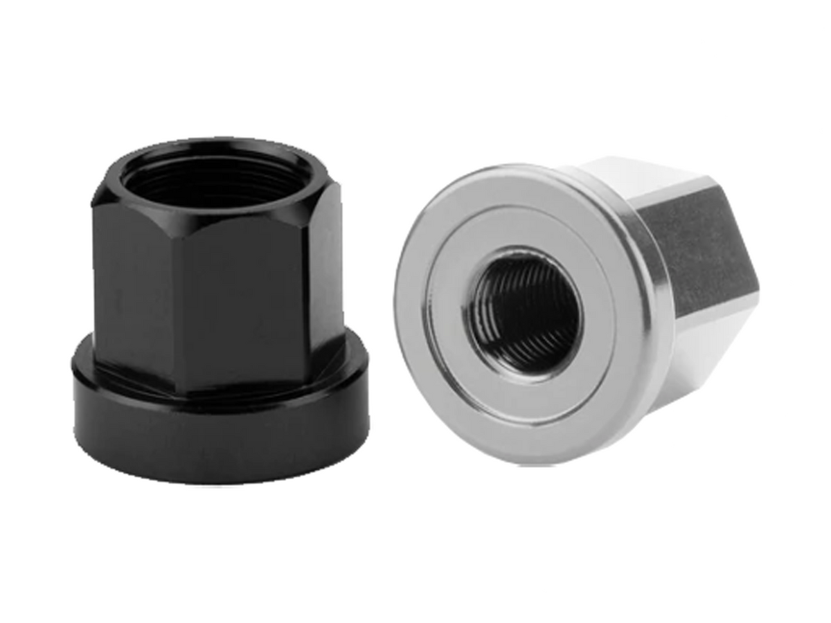 Cinema Axle Nuts – Black / 3/8"