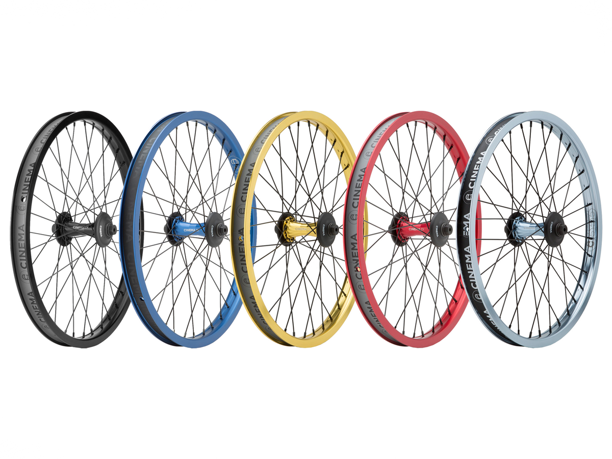 Cinema 333 / ZX Front Wheel – Blue/Black Hub
