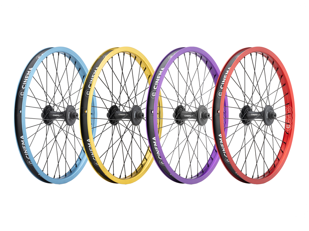 Cinema 333 / ZX Front Wheel – Purple/Black Hub