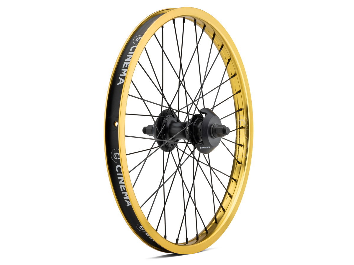 Cinema ZX 333 Cassette Rear Wheel - Gold/Black Hub