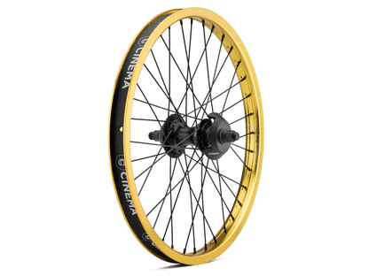 Cinema ZX 333 Cassette Rear Wheel - Gold/Black Hub