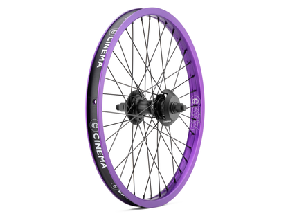 Cinema ZX 333 Cassette Rear Wheel - Purple/Black Hub