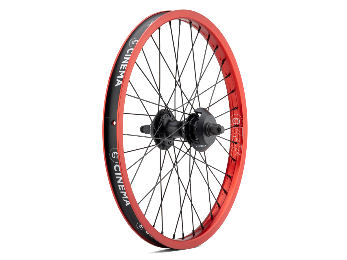 Cinema ZX 333 Cassette Rear Wheel - Red/Black Hub