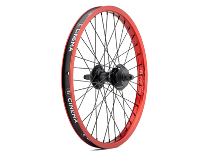 Cinema ZX 333 Cassette Rear Wheel - Red/Black Hub